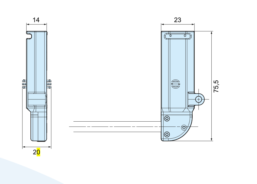 Becker Kupplung - Winkelstecker