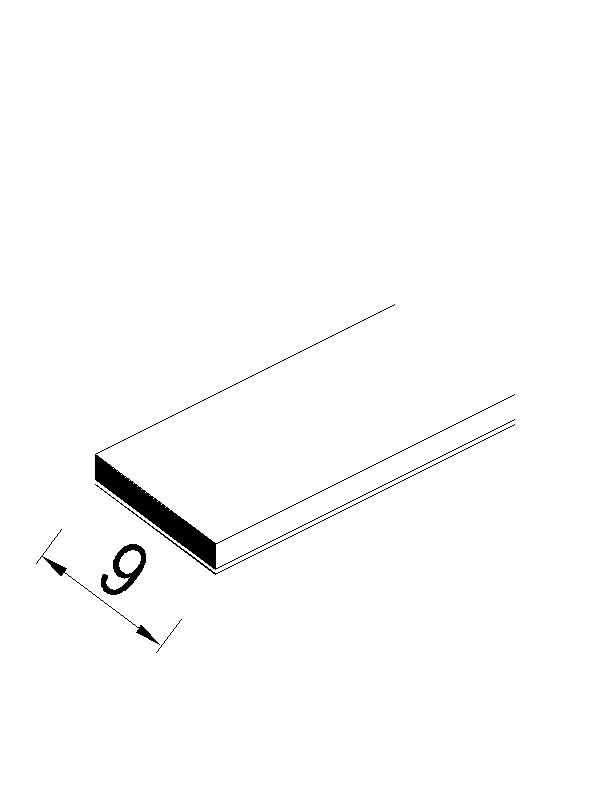 Magnetband m. Kleberücken, schmal