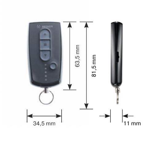 Handsender EasyControl EC145-II schwarz