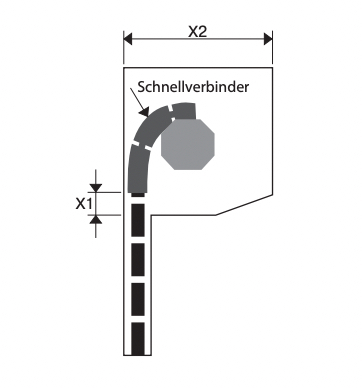 Starre Sicherheitsfeder, 3-gliedrig (Hochschiebesicherung)