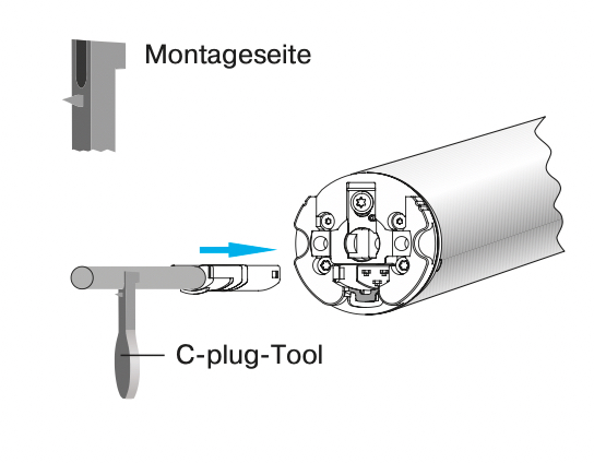C-Plug tool Demontage Werkzeug Motorkabel