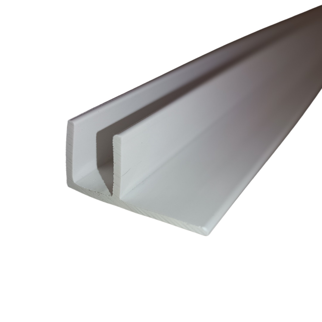 F-Profil - PVC weiss