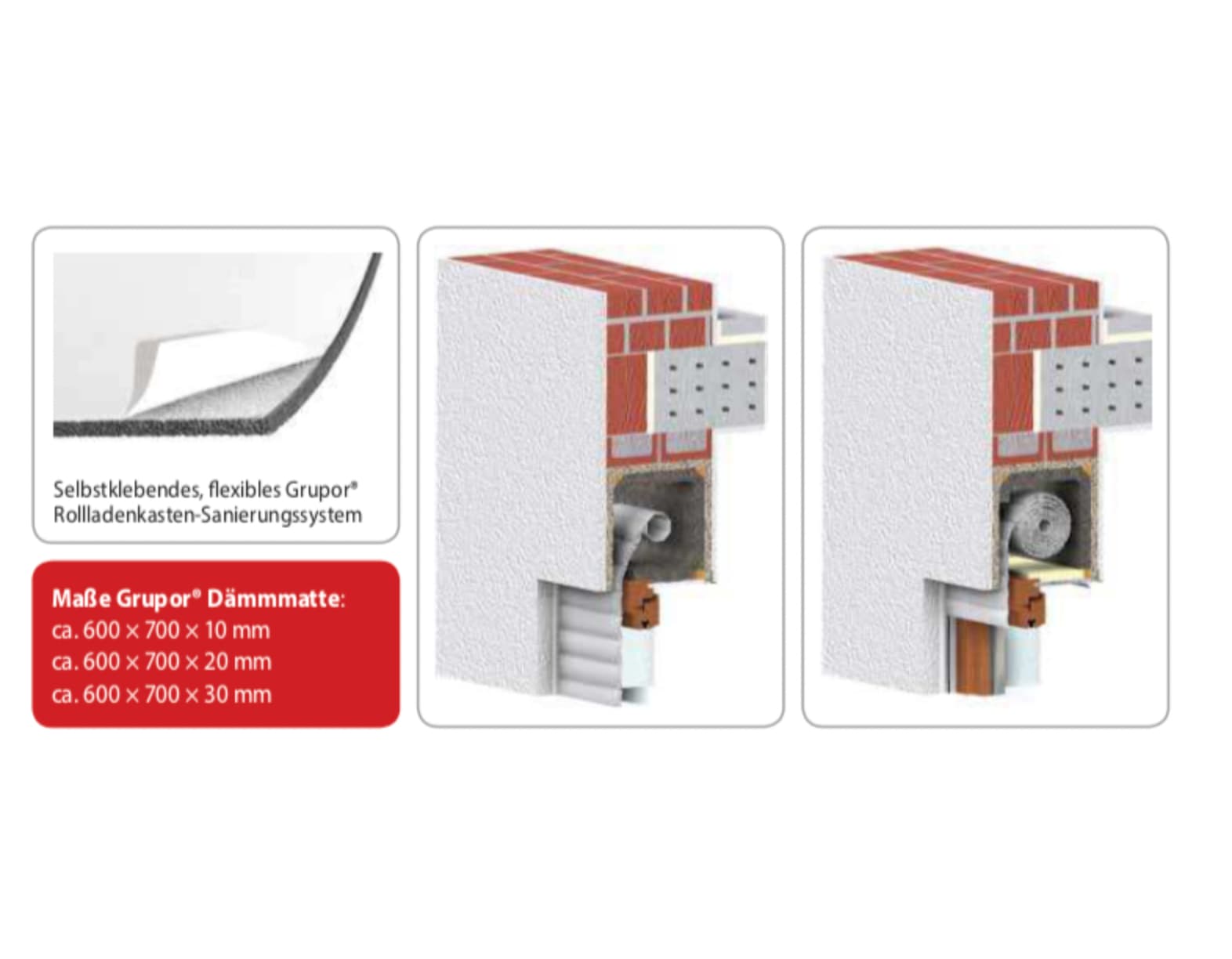 Grupor® Dämmplatte 700 x 600 x 20 mm